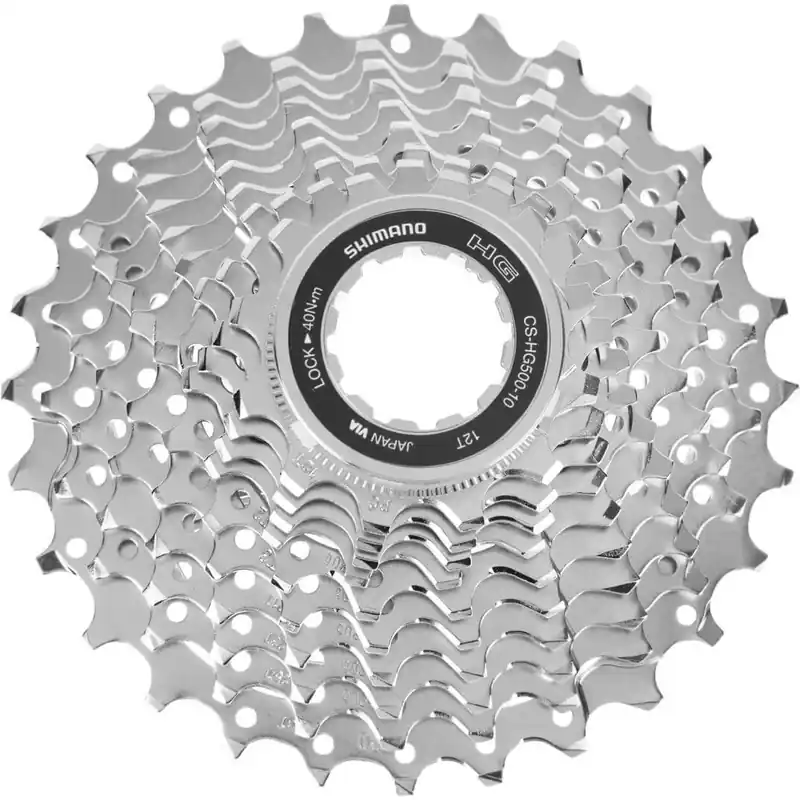 Shimano Tiagra HG500 12-28 Cassette 10V Zilver Flitsaanbieding