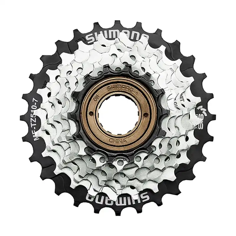 Tijdelijk Beschikbaar Shimano Freewheel MF-TZ510 14-28T Tandwiel 7V Zilver/Zwart