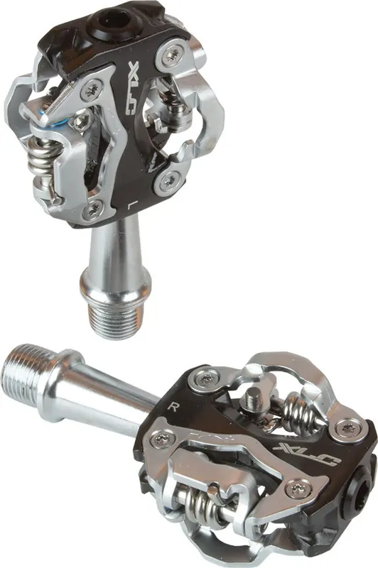 XLC ATB PD-S15 Pedaal 9/16" SPD Zwart/Zilver per stel Seizoensaanbieding