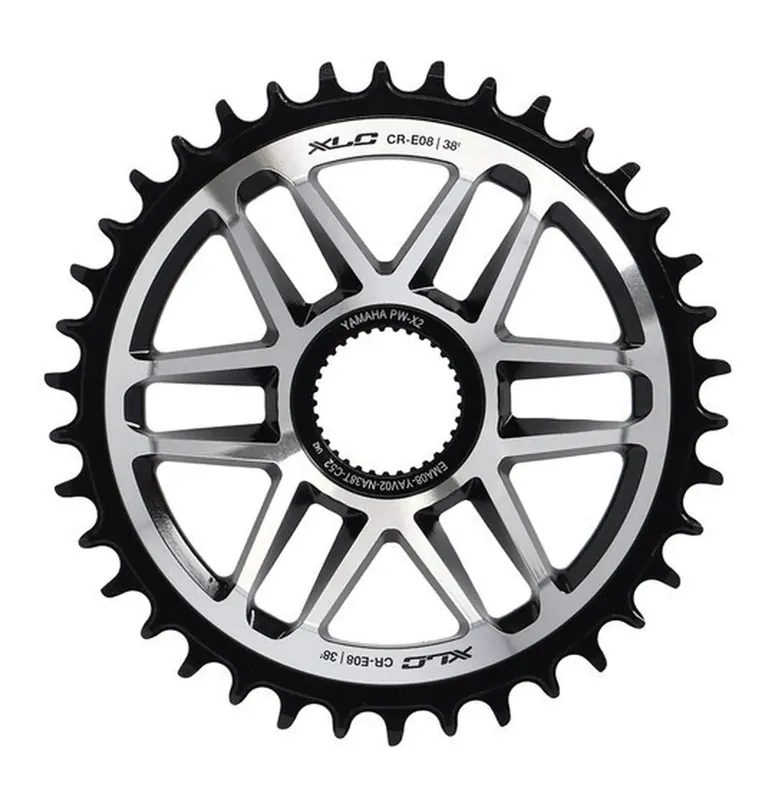 Direct Beschikbaar XLC Yamaha PW-X2 CR-E08 38T Kettingblad E-Bike DM Zwart
