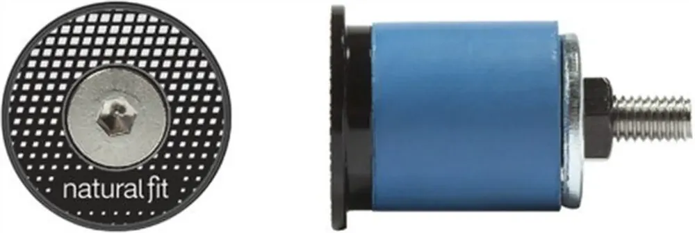 Natural Fit Security Handlebar End Plugs 18mm Blk Weekendaanbieding