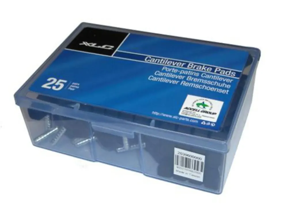 Finale Uitverkoop XLC BS-C01 53mm Remschoen Cantilever Zwart Doos a 25 Sets