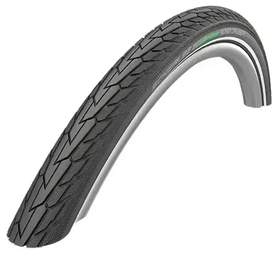 Finale Uitverkoop Schwalbe 50-203, ROAD CRUISER K-Guard, Active Line, Green Compound, EPI 50, Zwart