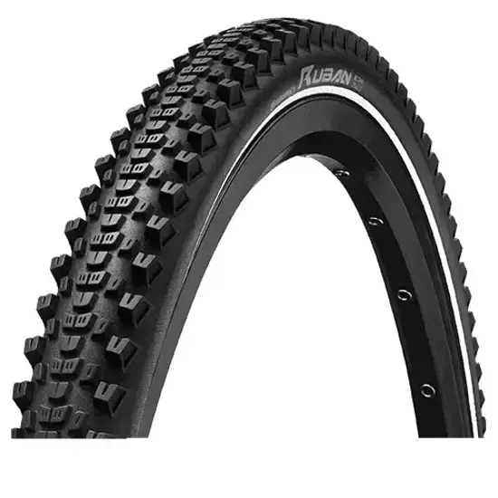 Continental 65-584, Ruban, PureGrip Compound, TPI 3/180, Draadbanden, Zwart Exclusieve Aanbieding