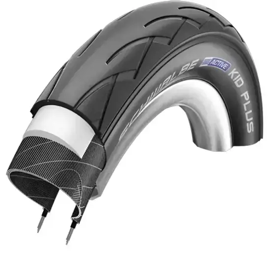 Schwalbe 47-288, KID PLUS PunctureGuard, Active Line, Zwart ‘n‘ Roll, EPI 50, Zwart Bestel Nu