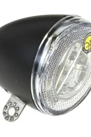 Koplamp Gazelle Spanninga Swingo zwart 6V-36V DC e-bike accuvoeding - 444468900 Betaalbaar