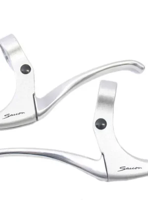 Merkproduct Remhendel set Saccon voor rollerbrake 4 vingers Satin / zilver