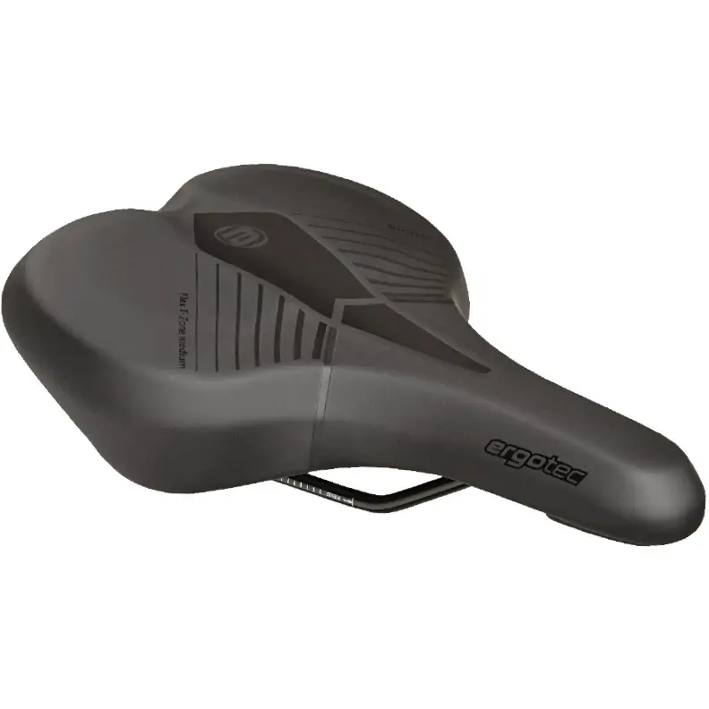 Ergotec zadel Comfort Plus 260 x 218mm PU zwart Meest Verkocht