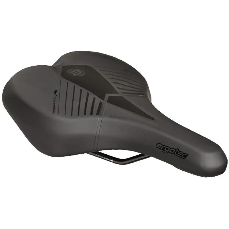 Ergotec zadel Comfort M medium 265 x 190mm PU zwart Goedkoop