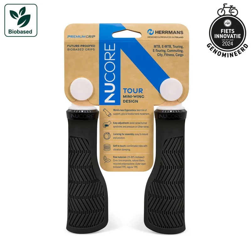 Herrmans handvatset Nucore Tour Wave 130/130mm zwart Shop Nu