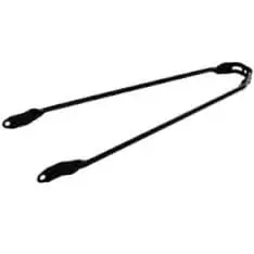 Finale Uitverkoop spatbordstang 28 pad bevestiging 6mm zwart