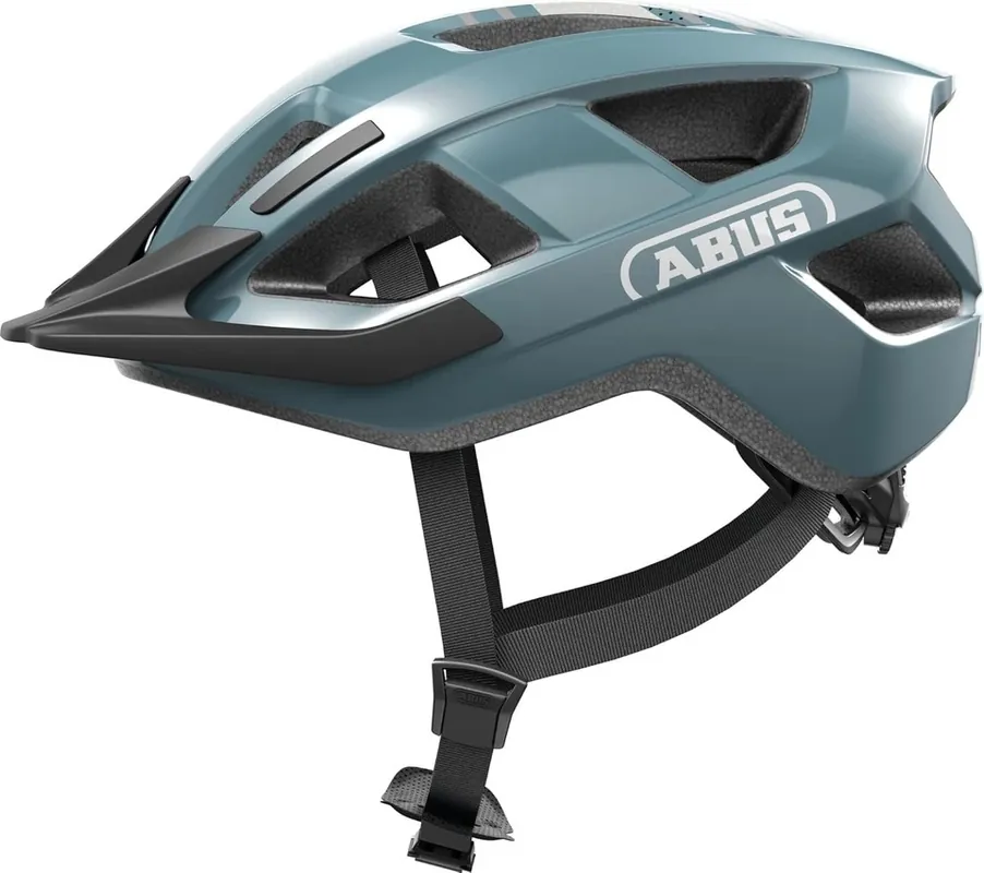 Abus helm Aduro 3.0 LED glacier blue L 58-62cm Gratis Retour
