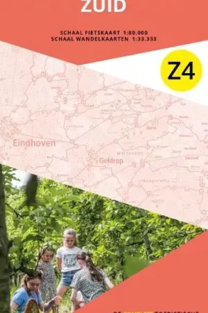 Rechtstreeks Van De Fabrikant ANWB ANWB Fiets en wandelknooppuntenkaart Z4 Noord-Brabant zuid