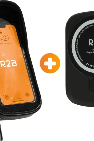 R2B Telefoonhouder Fiets + Powerbank Magsafe Express Levering