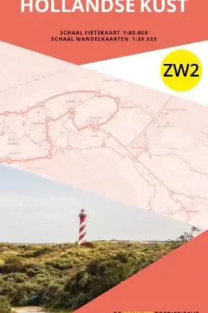 ANWB ANWB Fiets en wandelknooppuntenkaart ZW2 Zeeuwse en Zuid-Hollandse kust Express Levering