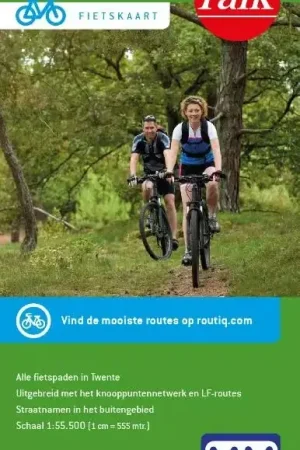 Snelle Levering Falk Falkplan fietskaart Twente 08