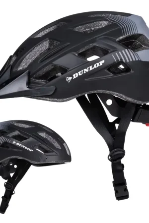 Dunlop Fietshelm - Mountainbike Helm - Zwart Hoge Kwaliteit