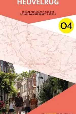 ANWB ANWB Fiets en wandelknooppuntenkaart O4 IJssel en Sallandse Heuvelrug Dagaanbieding