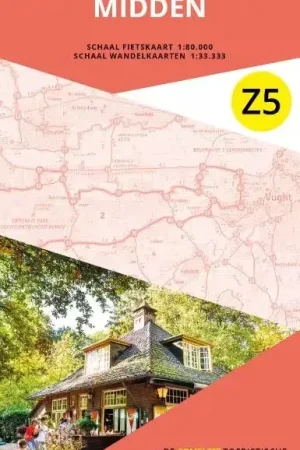 Gereduceerde Prijs ANWB ANWB Fiets en wandelknooppuntenkaart Z5 Noord-Brabant midden