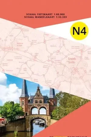 ANWB ANWB Fiets en wandelknooppuntenkaart N4 Friesland west Veilige Betaling