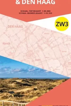 ANWB ANWB Fiets en wandelknooppuntenkaart ZW3 Groene Hart west & Den Haag Korting