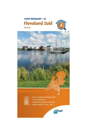 Flitsaanbieding ANWB ANWB Fietskaart 18 - Flevoland Zuid
