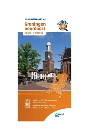 Populair ANWB ANWB Fietskaart 4 - Groningen Noordoost