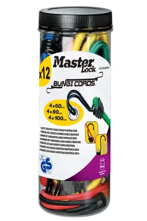 Dagaanbieding Masterlock 12 Snelbinders - Met bokaal