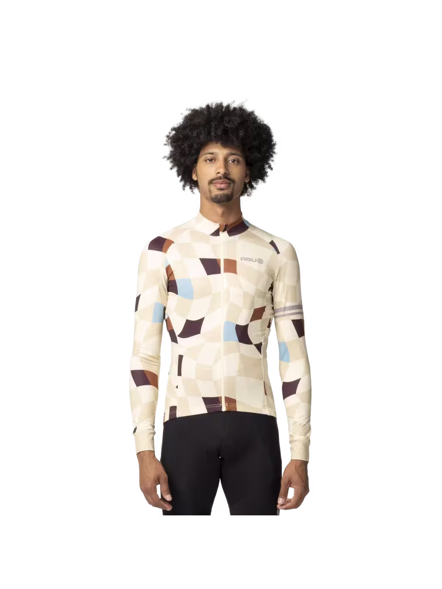 Agu Square Fietsshirt Lange Mouwen Performance Heren Gereduceerde Prijs