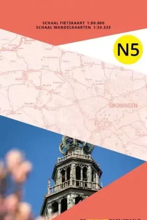 ANWB ANWB Fiets en wandelknooppuntenkaart N5 Groningen Dagaanbieding