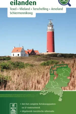 ANWB ANWB Knooppuntenkaart 1 Waddeneilanden Hoge Kwaliteit