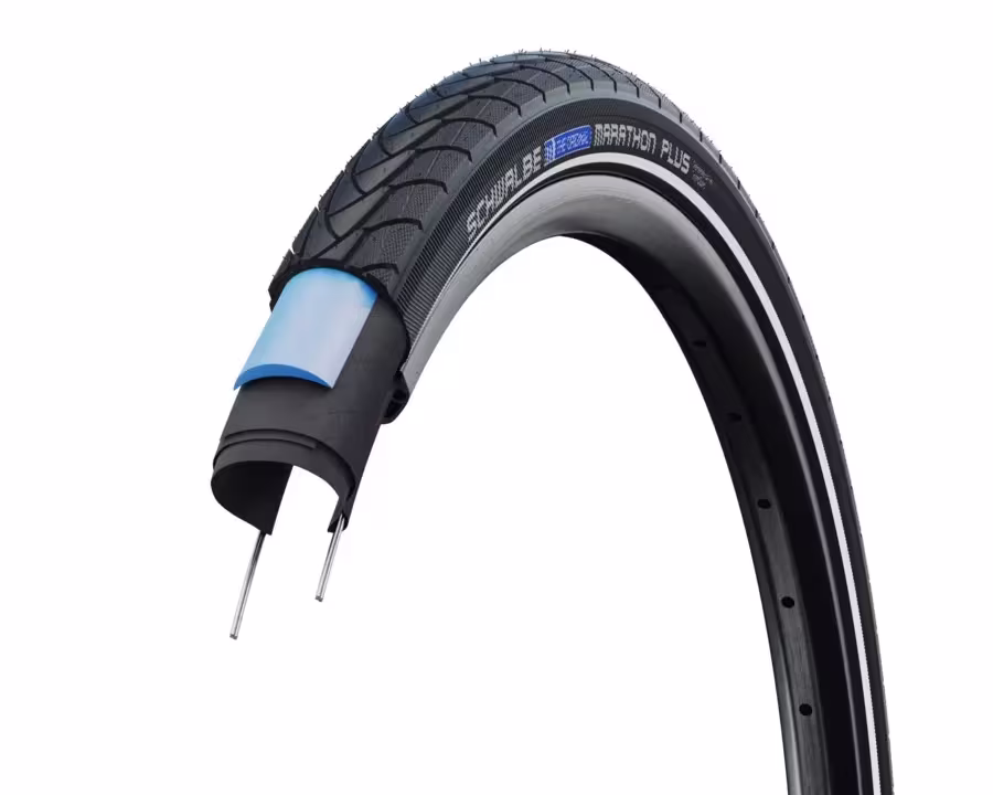 Rechtstreeks Van De Fabrikant Schwalbe Buitenband Marathon Plus 28x1.75 -zwart -reflectie