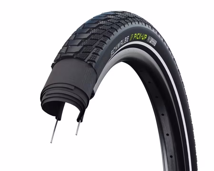 Rechtstreeks Van De Fabrikant Schwalbe Buitenband Pick-Up 26x2.15 - zwart - reflectie
