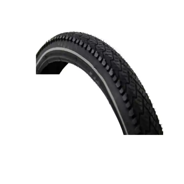 Nu Kopen Deli Tire Buitenband 24x1.95" Reflectie - Zwart