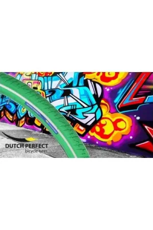 Dutch Perfect Buitenband 28x2.00" Reflectie - Groen Aanbieding