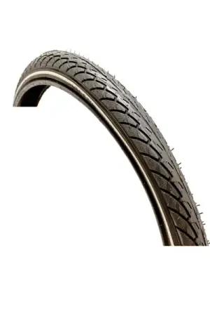 Flitsaanbieding Deli Tire Buitenband 24x1.75" Reflectie - Zwart