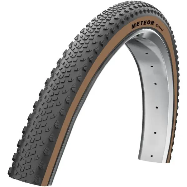 Edge Meteor Gravel Buitenband 28x1.75‘‘ - Zwart/Bruin Snelle Levering