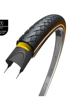 Wolff Traveller Buitenband 28x1.75" - Zwart/Bruin Speciale Aanbieding