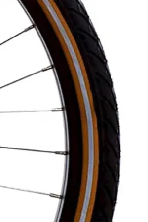 Superprijs Deli Tire SA-206 Band 24 x 1.75" Reflectie - Zwart/Geel