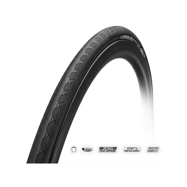 Tufo Comtura 4 TR Band 25-622 TL-R - Zwart Weekendaanbieding
