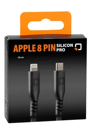 Merkproduct Optiline Siliconen kabel Usb Type C > Apple 8 Pin – 20 cm