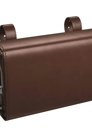 Brooks zadeltas D-Shaped 1L a. bruin Laatste Versie