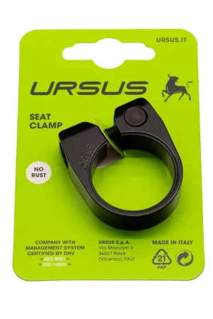 Ursus zadelpenklem 34.9 alu zwart Merkproduct