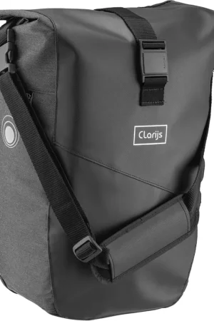 Clarijs fietstas solobag 24L zwart-grijs Betaalbaar