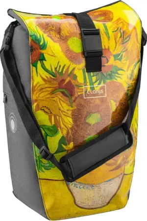 Must-Have Clarijs fietstas solobag 24L Van Gogh sunflowers