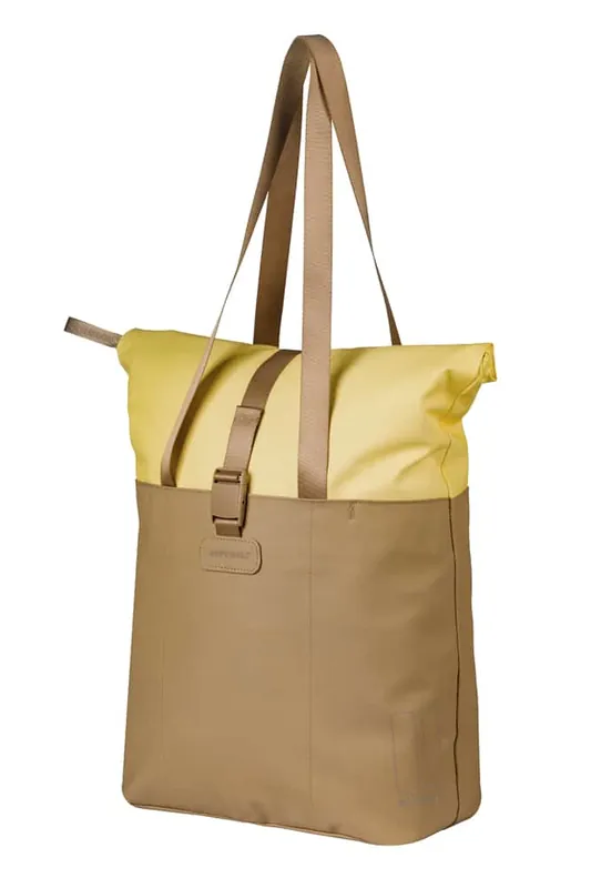Basil shoppertas Vive MIK Hooks zand/geel 15-20L Goedkoop