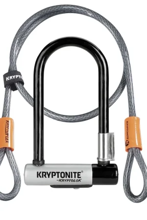 Kryptonite beugelslot Kryptolok Mini-7 met kabel ART2 Actieprijs