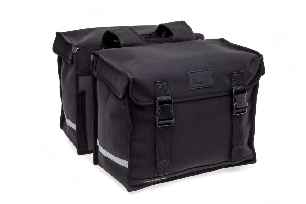 Populair New Looxs fietstas dubbel Camping zwart 66L