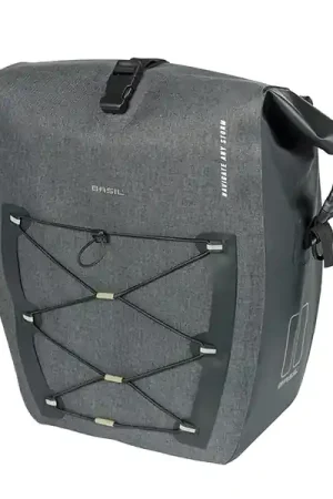 Basil Navigator Storm L enkele tas MIK Hooks 25-31L zwart Hoge Kwaliteit