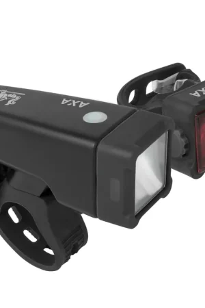 Axa verlichting set Niteline T4R usb Laatste Versie